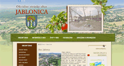 Desktop Screenshot of jablonica.sk